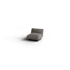 1-Sitzer Kombi -MOCO- Farbe Shitake - Stoff: kvadrat Melange Nap