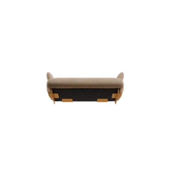 2-Sitzer Kombi -MOCO- Farbe Shitake - Stoff: kvadrat Moss