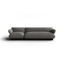 2,5-Sitzer Kombi -MOCO- Farbe Zinc - Stoff: Pina