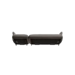 2,5-Sitzer Kombi -MOCO- Farbe Zinc - Stoff: Pina