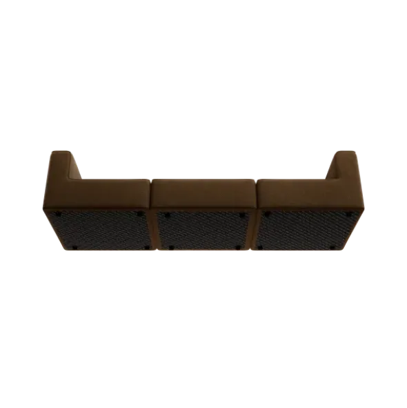 3-Sitzer Kombi -TASI- Farbe Agave Green - Stoff: kvadrat Moss