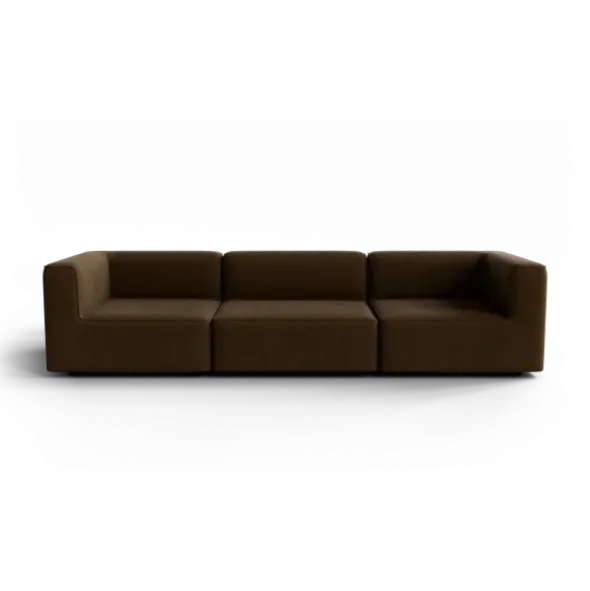 3-Sitzer Kombi -TASI- Farbe Agave Green - Stoff: kvadrat Moss