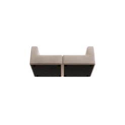 2-Sitzer Kombi -TASI- Farbe Beige - Stoff: Pina