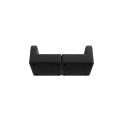 2-Sitzer Kombi -TASI- Farbe Coal - Stoff: kvadrat Melange Nap
