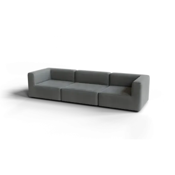 3-Sitzer Kombi -TASI- Farbe Desert - Stoff: kvadrat Melange Nap