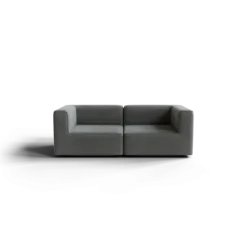 2-Sitzer Kombi -TASI- Farbe Desert - Stoff: kvadrat Melange Nap