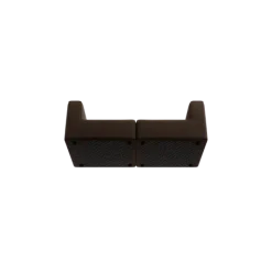 2-Sitzer Kombi -TASI- Farbe Espresso - Stoff: Pina