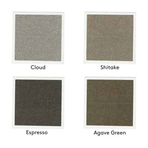 2-Sitzer Kombi -TASI- Farbe Espresso - Stoff: kvadrat Moss