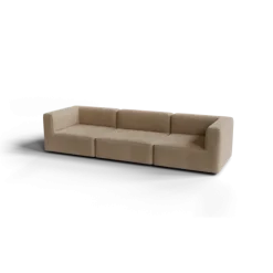 3-Sitzer Kombi -TASI- Farbe Shitake - Stoff: kvadrat Moss