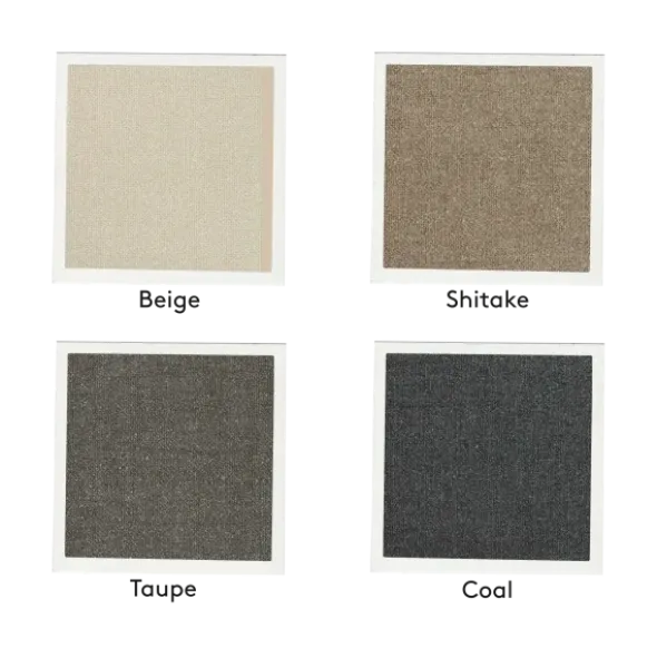2-Sitzer Kombi -TASI- Farbe Shitake - Stoff: Boucla