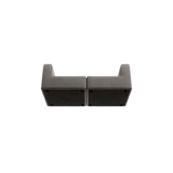 2-Sitzer Kombi -TASI- Farbe Zinc - Stoff: Pina
