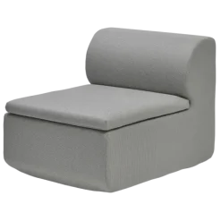 1-Sitzer Modul -GROVA- Farbe Zinc