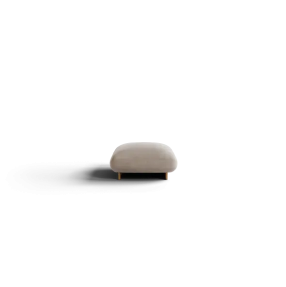 1-Sitzer Modul -MOCO- Farbe Beige - Stoff: Pina