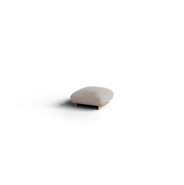 1-Sitzer Modul -MOCO- Farbe Beige - Stoff: Pina