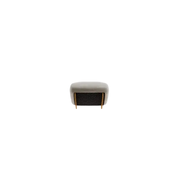 1-Sitzer Modul -MOCO- Farbe Cloud - Stoff: kvadrat Moss