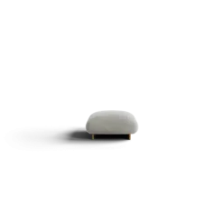 1-Sitzer Modul -MOCO- Farbe Cloud - Stoff: kvadrat Moss