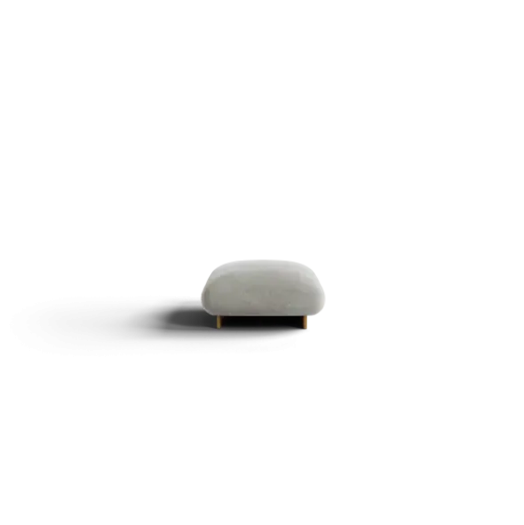 1-Sitzer Modul -MOCO- Farbe Cloud - Stoff: kvadrat Moss