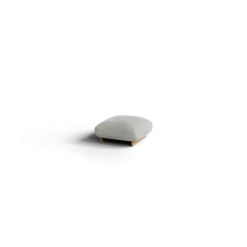 1-Sitzer Modul -MOCO- Farbe Cloud - Stoff: kvadrat Moss