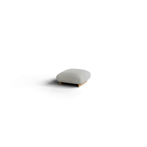 1-Sitzer Modul -MOCO- Farbe Cloud - Stoff: kvadrat Moss
