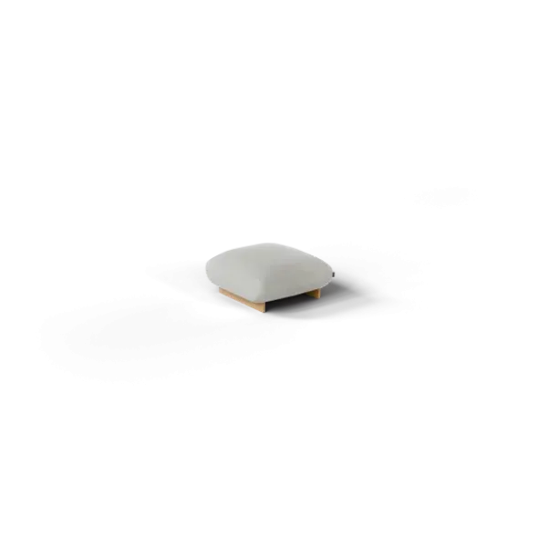 1-Sitzer Modul -MOCO- Farbe Cloud - Stoff: kvadrat Moss