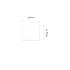 1-Sitzer Modul -MOCO- Farbe Coal - Stoff: Boucla
