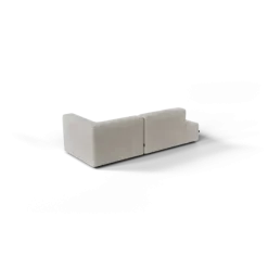 2-Sitzer Open End, links -TASI- Farbe Desert - Stoff: Pina