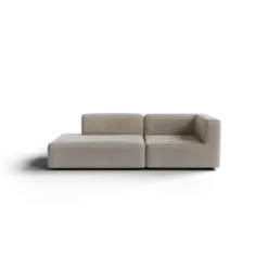2-Sitzer Open End, links -TASI- Farbe Desert - Stoff: Pina