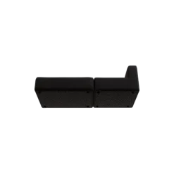 2-Sitzer Open End, links -TASI- Farbe Coal - Stoff: Boucla