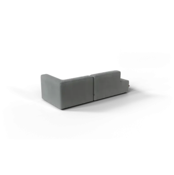 2-Sitzer Open End, links -TASI- Farbe Desert - Stoff: kvadrat Melange Nap