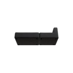 2-Sitzer Open End, links -TASI- Farbe Coal - Stoff: kvadrat Melange Nap