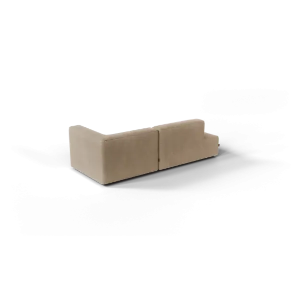 2-Sitzer Open End, links -TASI- Farbe Shitake - Stoff: kvadrat Moss