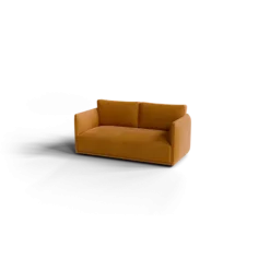 2-Sitzer Sofa -LUA- Farbe New Wheat - Stoff: kvadrat Moss