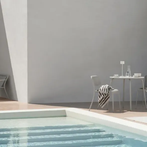 Stuhl -YUA WIRE- Farbe Silk Gray