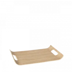 Tablett -WILO- Farbe Oak - Größe 25 cm x 36 cm, Material: Hartholz
