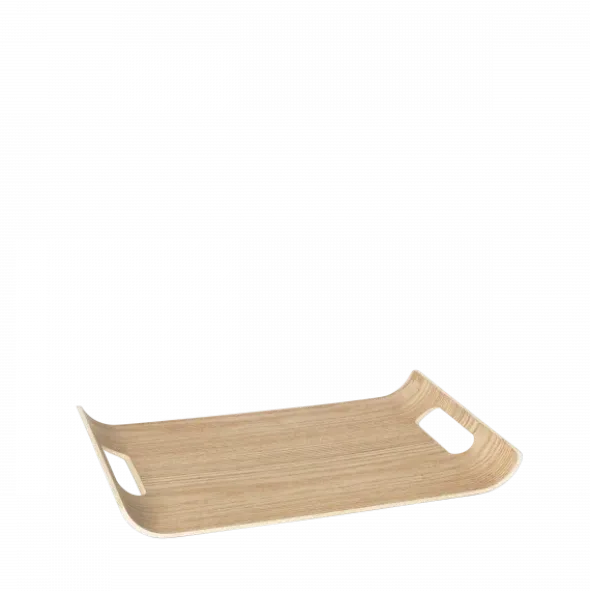 Tablett -WILO- Farbe Oak - Größe 25 cm x 36 cm, Material: Hartholz