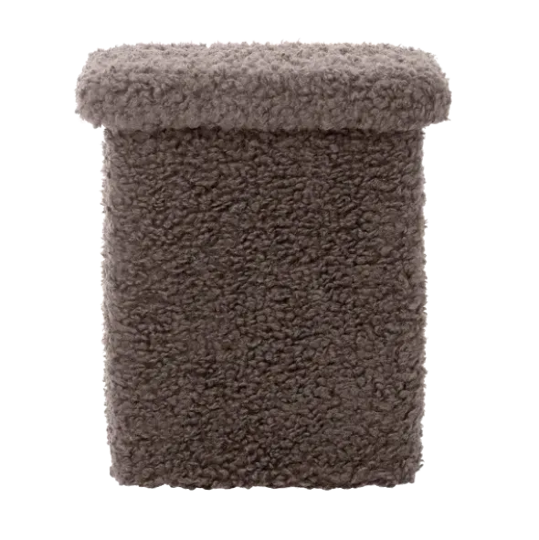 T-Hocker -TEDDY- Farbe Espresso