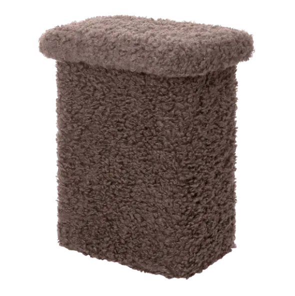 T-Hocker -TEDDY- Farbe Espresso