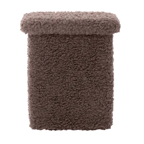 T-Hocker -TEDDY- Farbe Espresso