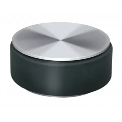 Türstopper -STOP- Farbe Edelstahl Matt - Gewicht 1 kg