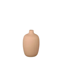 Vase -CEOLA- Farbe Amber Brown Höhe 13 cm