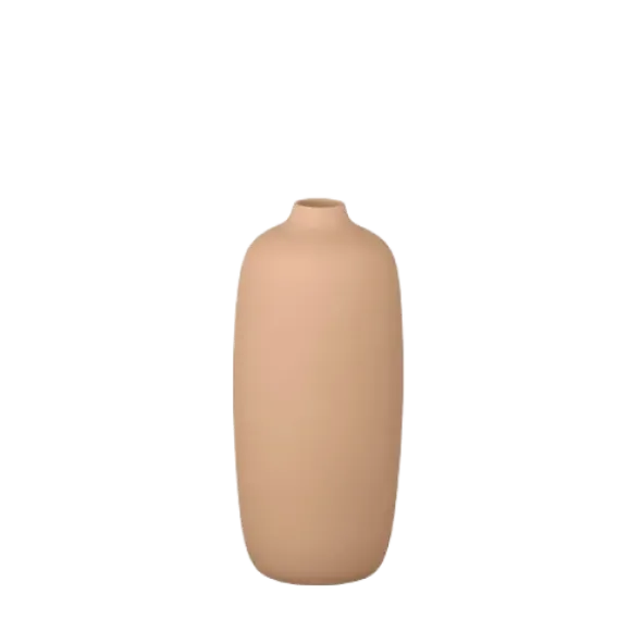 Vase -CEOLA- Farbe Amber Brown Höhe 18 cm
