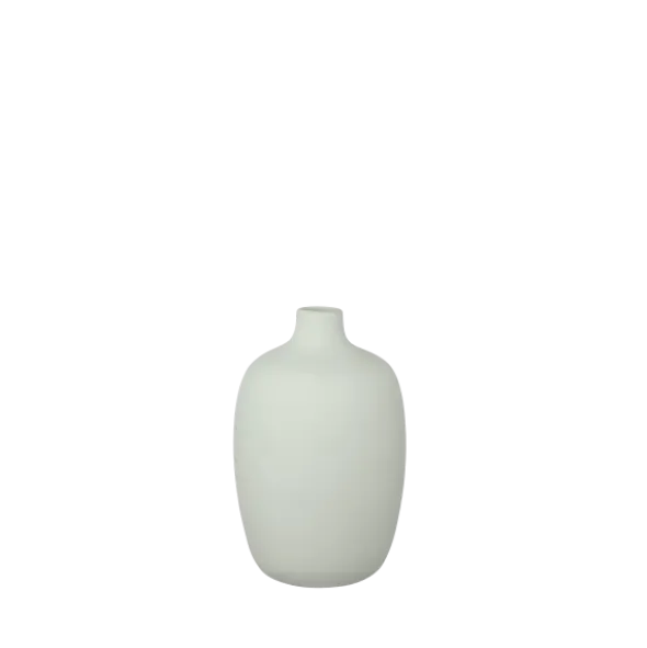 Vase -CEOLA- Farbe Desert Sage Höhe 13 cm