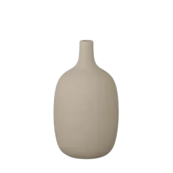 Vase -CEOLA- Farbe Indian Tan Höhe 21 cm