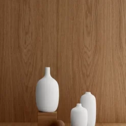 Vase -CEOLA- Farbe White Höhe 25 cm