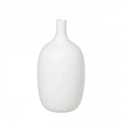Vase -CEOLA- Farbe White Höhe 21 cm