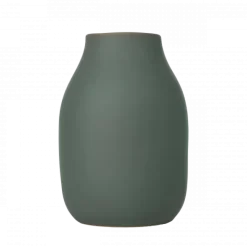 Vase -COLORA- Farbe Agave Green, soft touch - Größe L