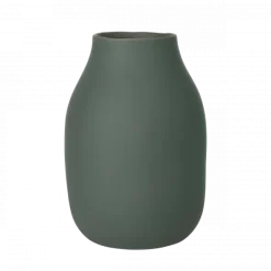 Vase -COLORA- Farbe Agave Green, soft touch - Größe L