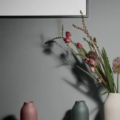 Vase -COLORA- Farbe Agave Green, soft touch - Größe L