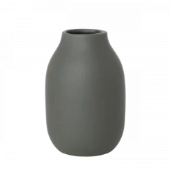 Vase -COLORA- Farbe Agave Green, soft touch - Größe S