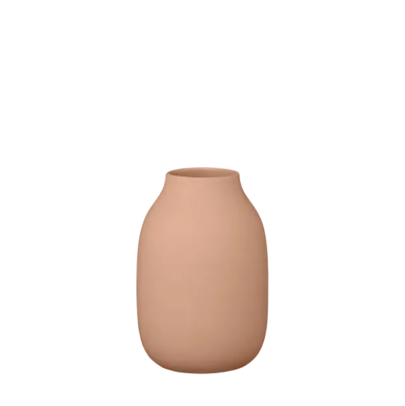Vase -COLORA- Farbe Amber Brown, soft touch - Größe S